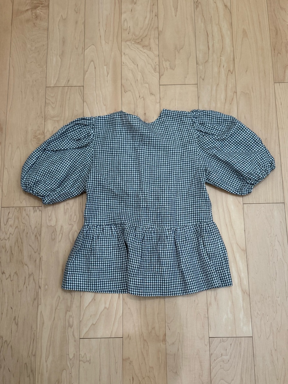 Wilfred violelette gingham linen blouse - Picture 2 of 3